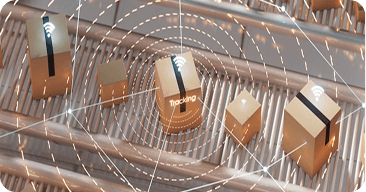 automated manufacturing production line with smart sensors
